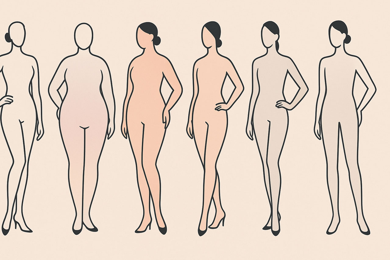 siluetas de cuerpos femeninos - diferentes tipo de cuerpo - Maricel Morales Consultoría de Imagen Integral -